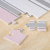 パーソナライズされた可愛いレトロラカラフルマスキッズ ジグソーパズル (側面)