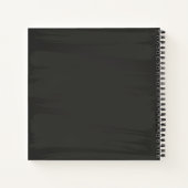 パーソナライズされた可愛い結婚夫婦 | ゲストブック ノートブック (裏面)