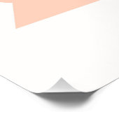 パーソナライズされた可愛い象子供部屋 ポスター (コーナー)