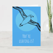 パーソナライズされた同僚の離れカード カード (正面)