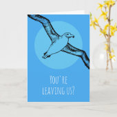 パーソナライズされた同僚の離れカード カード (黄色い花)