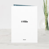 パーソナライズされた同僚離れの カード (裏面)