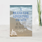 パーソナライズされた同僚離れの カード (正面)