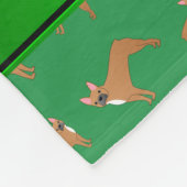 パーソナライズされた名をグフランスのロ フリースブランケット (角)