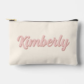 パーソナライズされた名モダンとエレガント アクセサリーポーチ (正面)
