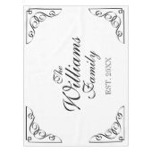 パーソナライズされた名制定テーブルクロス テーブルクロス (正面)