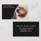 パーソナライズされた名刺美容師 名刺 (正面/裏面)