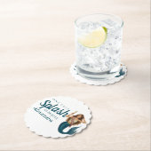 パーソナライズされた名前の人魚のブライズメイドパーティー ペーパーコースター (インサイチュ)