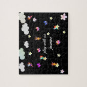 パーソナライズされた名前の女の子妖精 ジグソーパズル (縦)