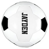 パーソナライズされた名前をカスタムするのサッカー子供へ球 サッカーボール (回転)