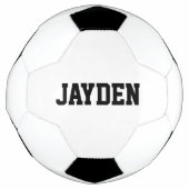 パーソナライズされた名前をカスタムするのサッカー子供へ球 サッカーボール (正面)