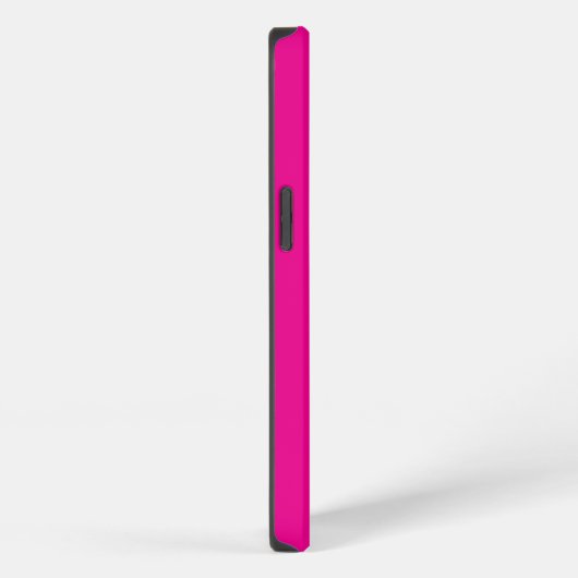 パーソナライズされた名前をカスタムするシンプルホッエレガントトピンク iPhoneケース (右側面)