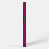 パーソナライズされた名前をカスタムするシンプルワエレガントインカラー iPhoneケース (右側面)