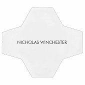 パーソナライズされた名前をカスタムするスポーツチームのミニマリスト サッカーボール (フラット)