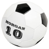 パーソナライズされた名前をカスタムするスポーツチーム数モダン サッカーボール (3/4)