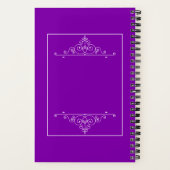 パーソナライズされた名前をカスタムする作家のノートのギフト ノートブック (裏面)