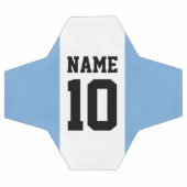 パーソナライズされた名前をカスタムする数アルゼンチン国旗 サッカーボール (フラット)