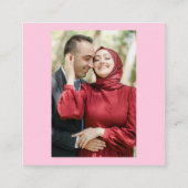 パーソナライズされた名前をカスタムする文字フォトハッピーバースデー エンクロージャーカード (裏面)