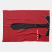 パーソナライズされた名前をカスタムする業務用キッチンタオル キッチンタオル (横)