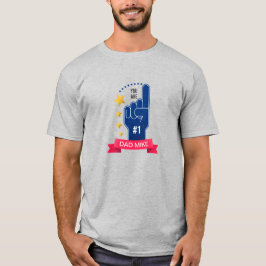 パーソナライズされた名前をカスタムする父の日 |シャツ Tシャツ