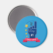 パーソナライズされた名前をカスタムする父の日 |マグネット マグネット (正面/裏面)