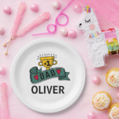 パーソナライズされた名前をカスタムする父の日 |紙プレート ペーパープレート (パーティー)