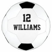 パーソナライズされた名前をカスタムする番号 サッカーボール (正面)