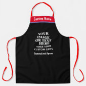 パーソナライズされた名前をカスタムする、カラー独自のApを作成 エプロン (正面)