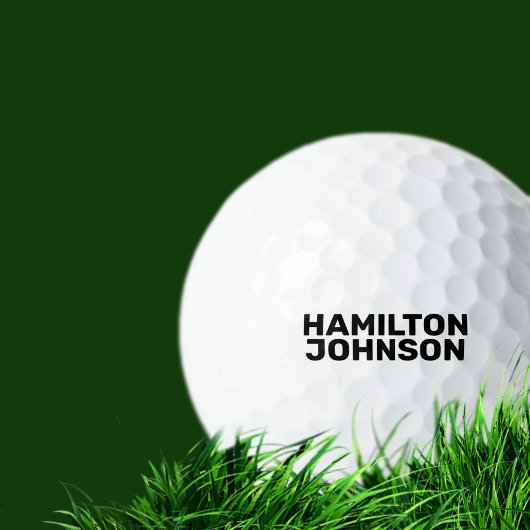 パーソナライズされた名前をカスタムする ゴルフボール