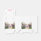 パーソナライズされた名前ピーターと花の庭の酔い フェイバーボックス (折り畳みなし)