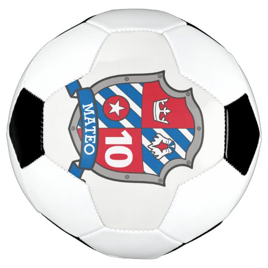 パーソナライズされた名年齢サッカーの鳥の盾 サッカーボール (回転)