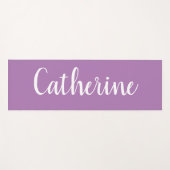 パーソナライズされた名無地の前付きカラーヨガマット ヨガマット (正面(横))