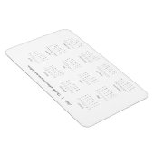 パーソナライズされた名言 2026 カレンダーマグネット マグネット (右側)