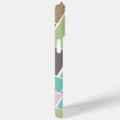 パーソナライズされた四角形と正方形パターン Case-Mate iPhoneケース (裏面 / 右)
