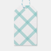 パーソナライズされた図解入りの、写真付きのイースターバニーラベル ギフトタグ (裏面)