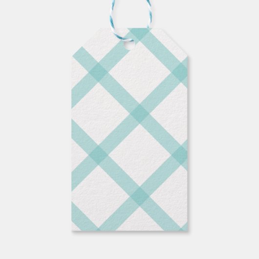 パーソナライズされた図解入りの、写真付きのイースターバニーラベル ギフトタグ (裏面)