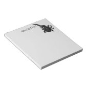 パーソナライズされた図解入りの、写真付きの体軸索 ノートパッド (アングル)