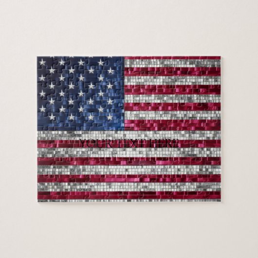 パーソナライズされた国統一された国旗のジグソーパズル ジグソーパズル (横)
