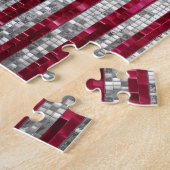 パーソナライズされた国統一された国旗のジグソーパズル ジグソーパズル (側面)