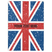 パーソナライズされた国統一された旗 クリップボード (裏面)