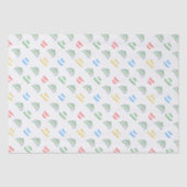 パーソナライズされた国際的クリスマスツリー 薄葉紙 (正面)