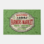 パーソナライズされた園芸農家市場 ドアマット (正面)