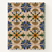 パーソナライズされた地中海のヴィンテージ ノートブック (裏面)