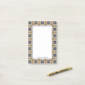 パーソナライズされた地中海のヴィンテージ ポストイット (デスク上)