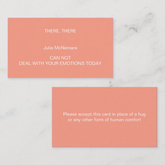 パーソナライズされた境界！ コーリングカード (正面/裏面)