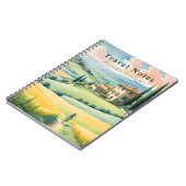 パーソナライズされた夏のイタリア旅行ノート – ノートブック (左側)