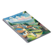 パーソナライズされた夏のイタリア旅行ノート – ノートブック (右側)