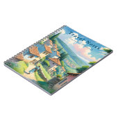 パーソナライズされた夏のイタリア旅行ノート – ノートブック (左側)