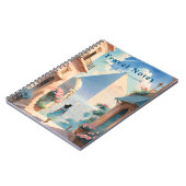 パーソナライズされた夏のエジプト旅行ノート – ノートブック (左側)