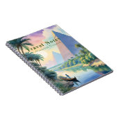 パーソナライズされた夏のエジプト旅行ノート –  ノートブック (右側)